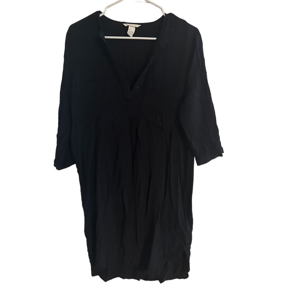 Oversized shirt dress